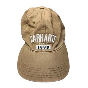 Carhartt Baseball Hat Tan White Unisex Adjustable